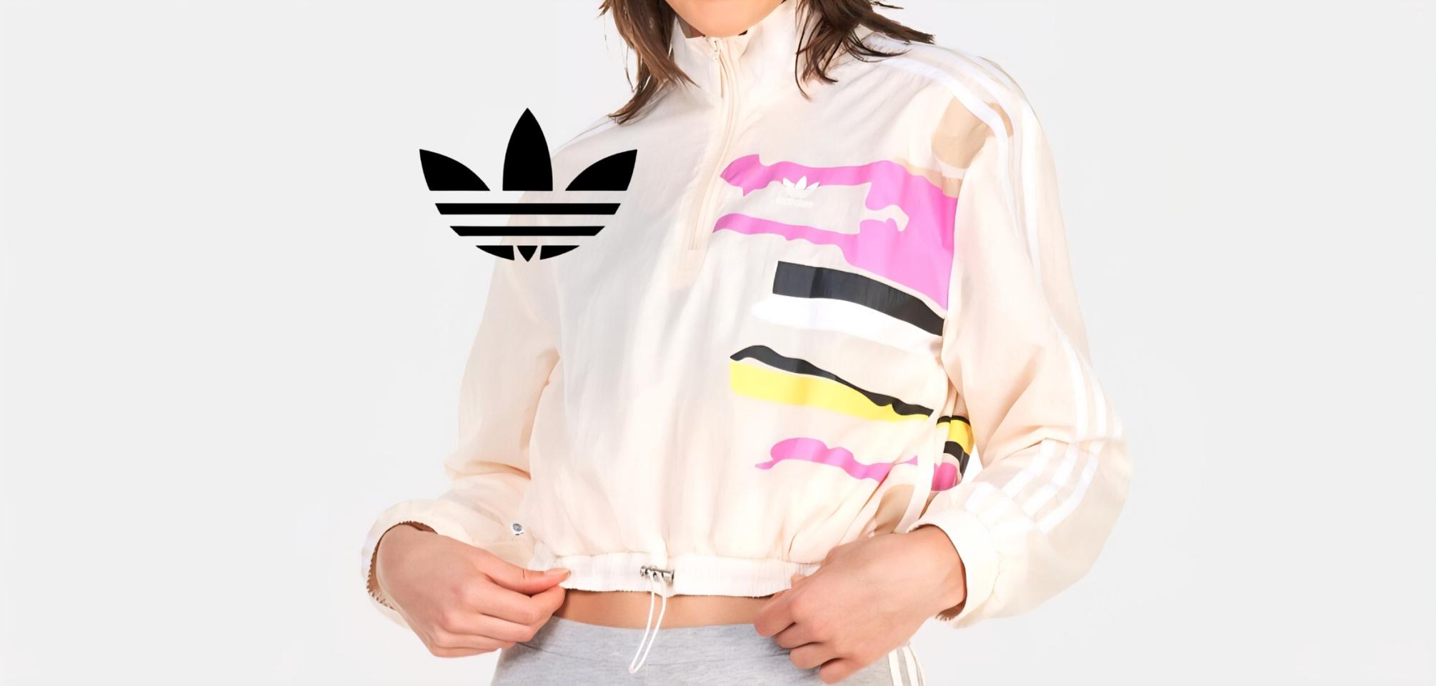 여성 2022 아디다스 오리지널 불꽃 크롭 트랙탑 바람막이 아노락타입