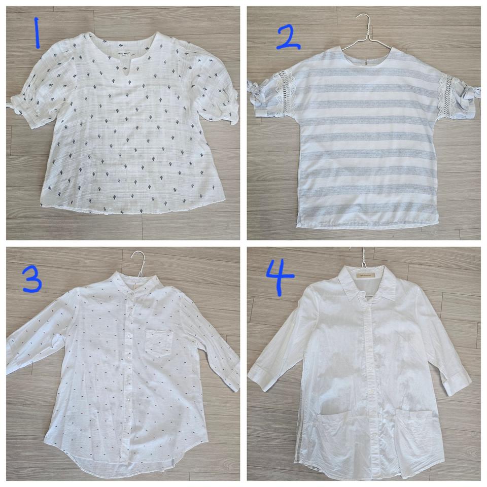 여성 블라우스 4벌 모음