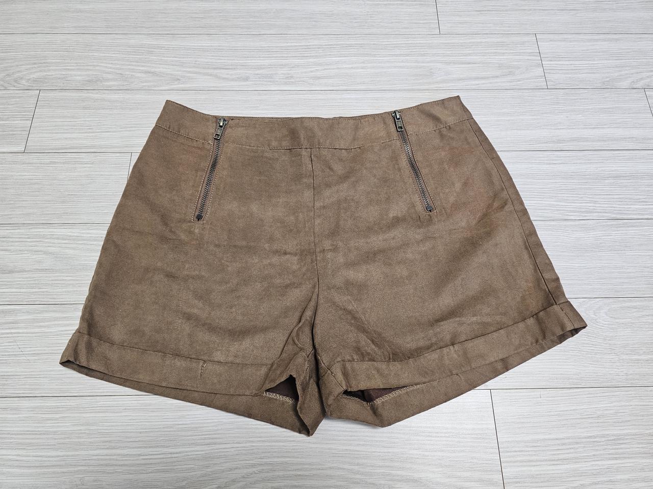 스웨이드 반바지 L