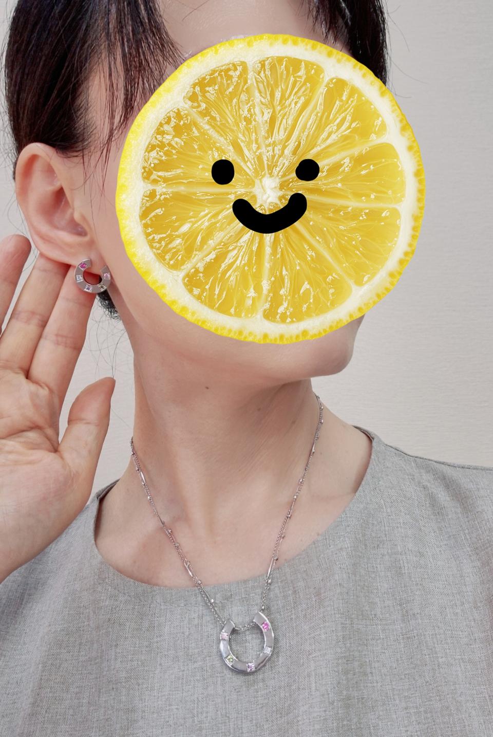 14k 화이트골드 골저스 펜던트 귀걸이 세트(3.896돈)