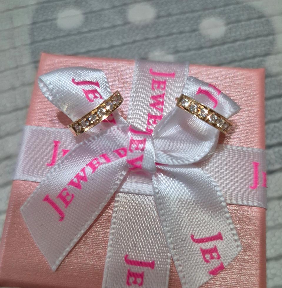 14k 옐로골드 큐몬드 원터치 링