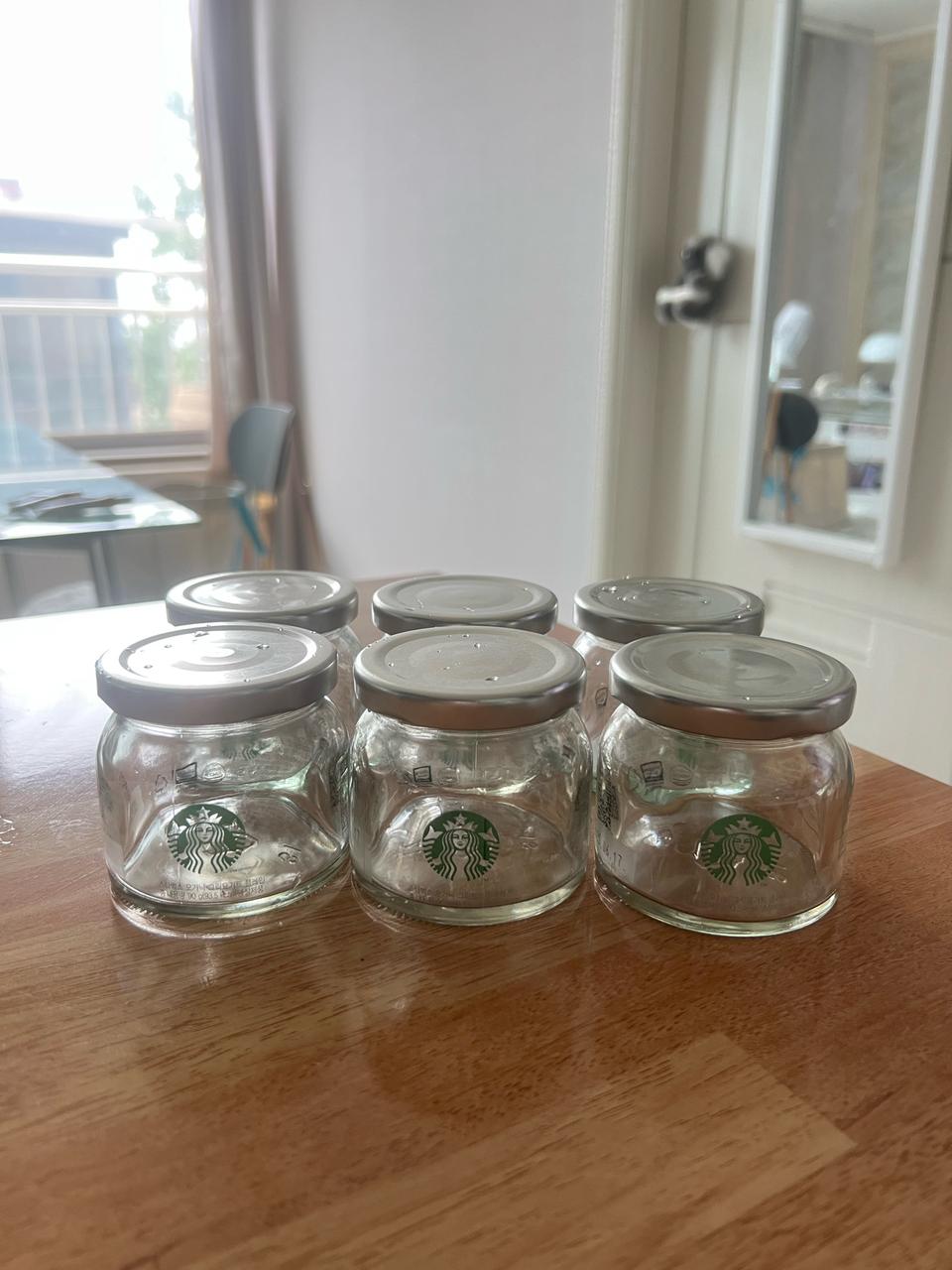 스타벅스 그릭요거트 공병 5개