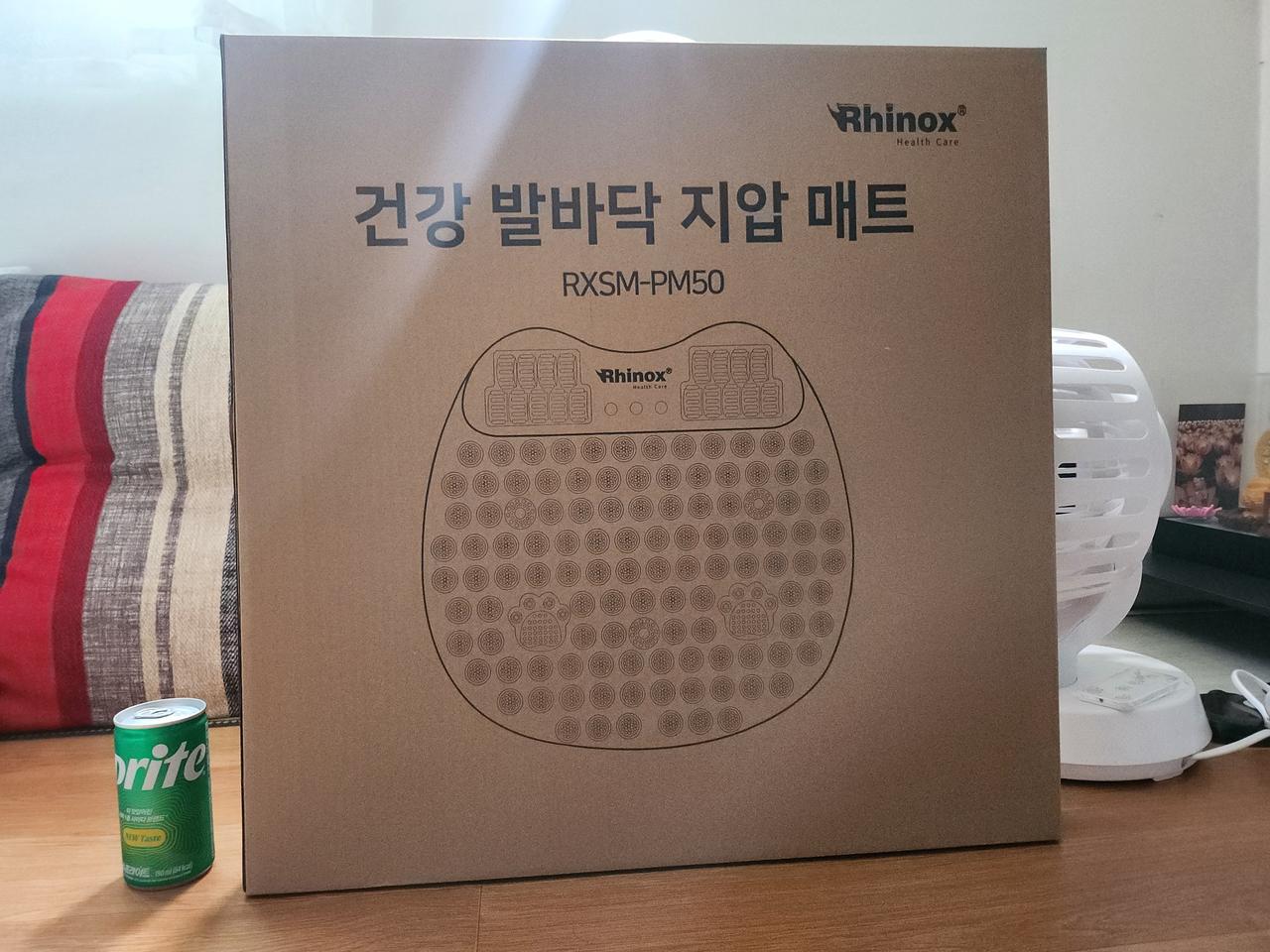 (새제품)헬스케어 발지압 매트.마그네틱 롤링 지압