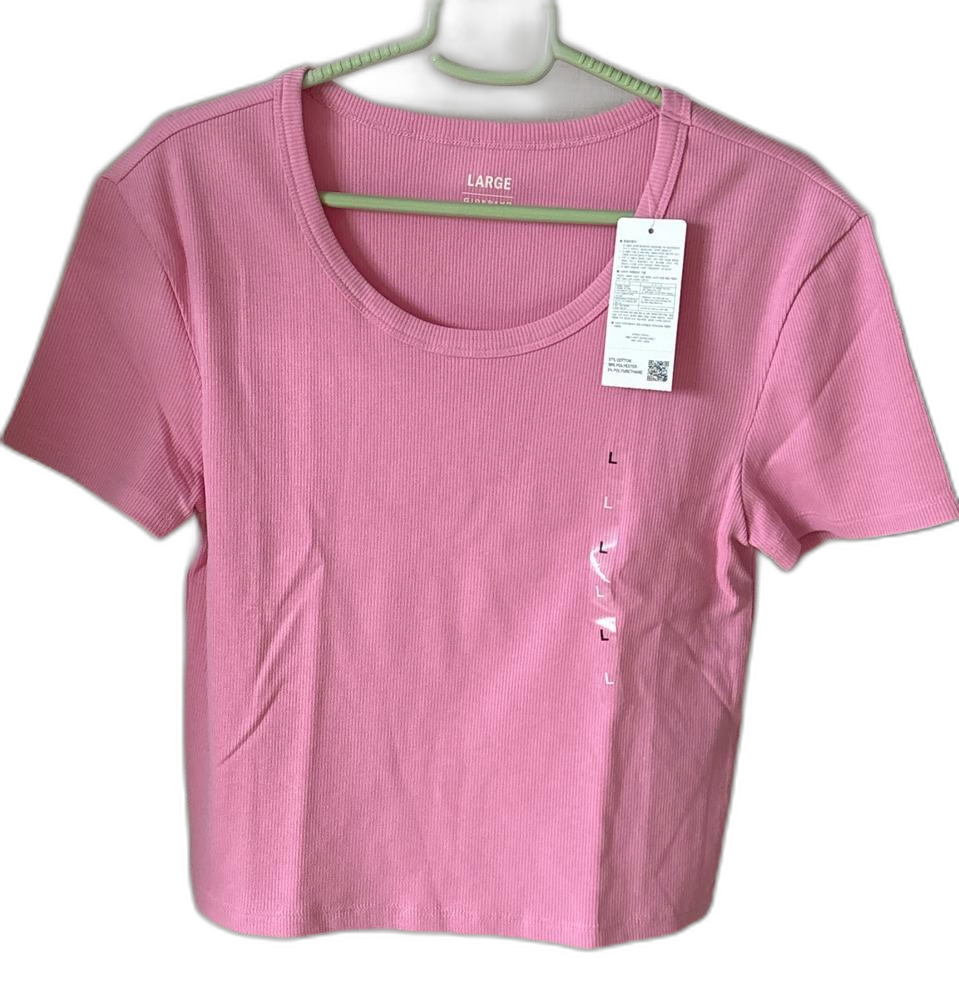 지오다노 크롭티셔츠