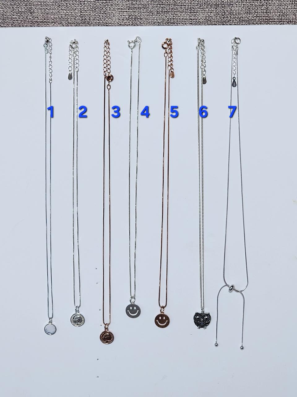 실버925 은목걸이 여러종류 팝니다