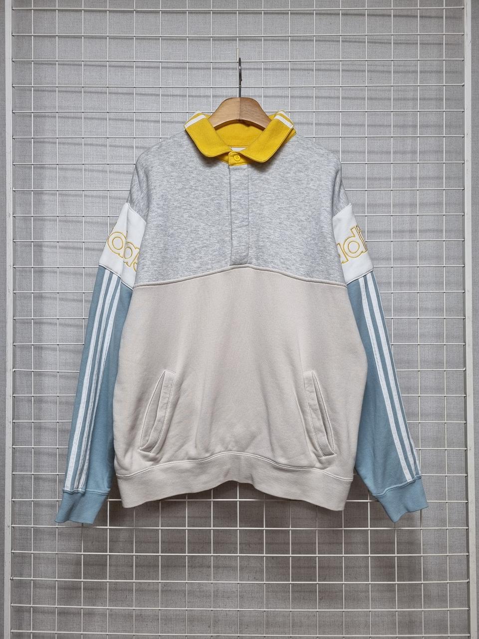 아디다스 카라 맨투맨 L