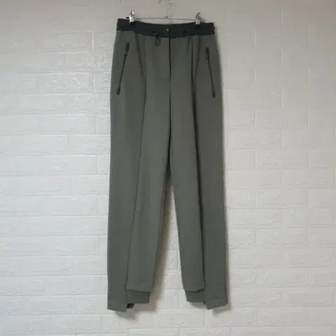 더한섬시스템 SYSTEM 기모 밴딩 팬츠 사이즈 64