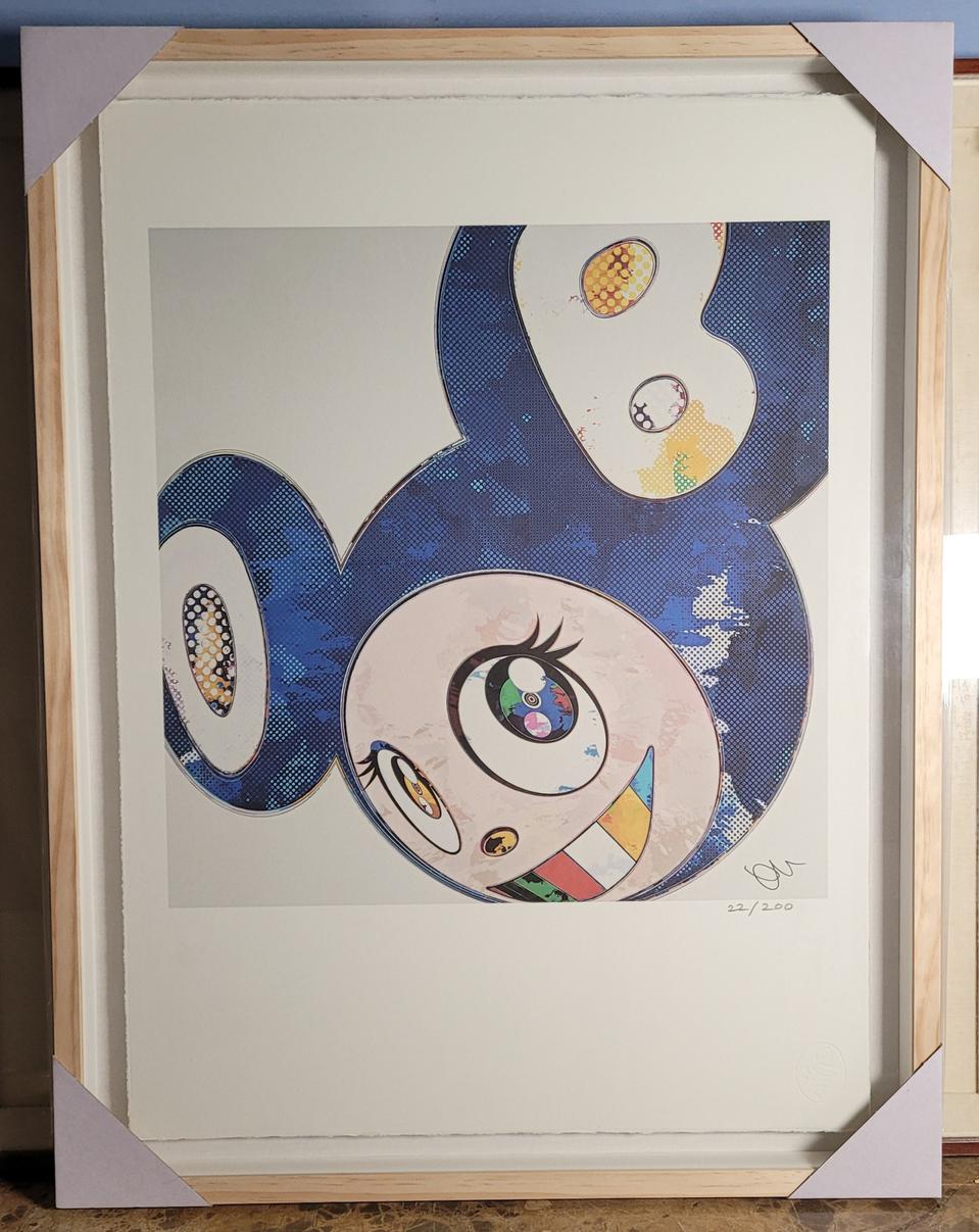 무라카미 다카시 그림액자 판화 에디션