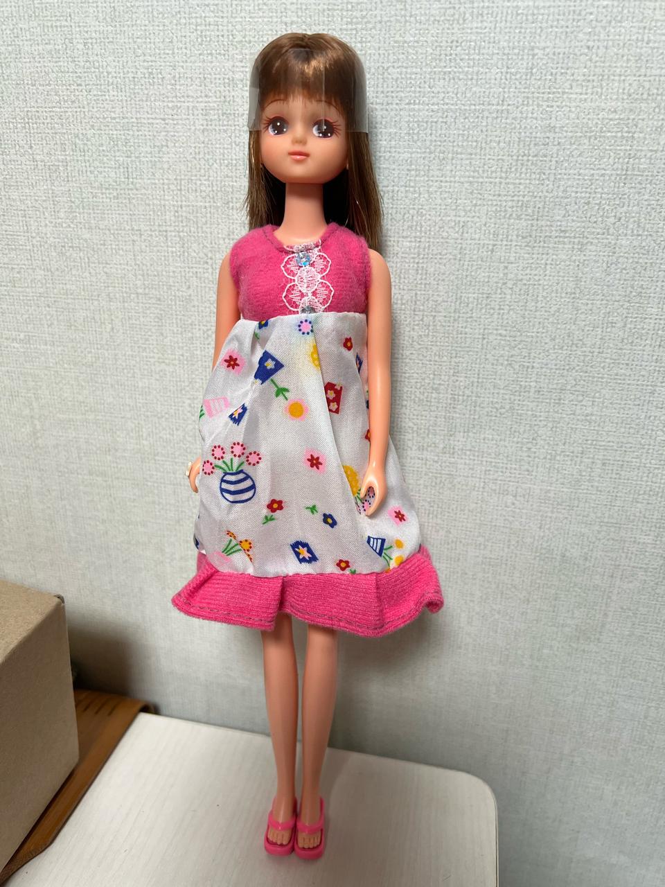 핑크원피스리카인형을 팝니다