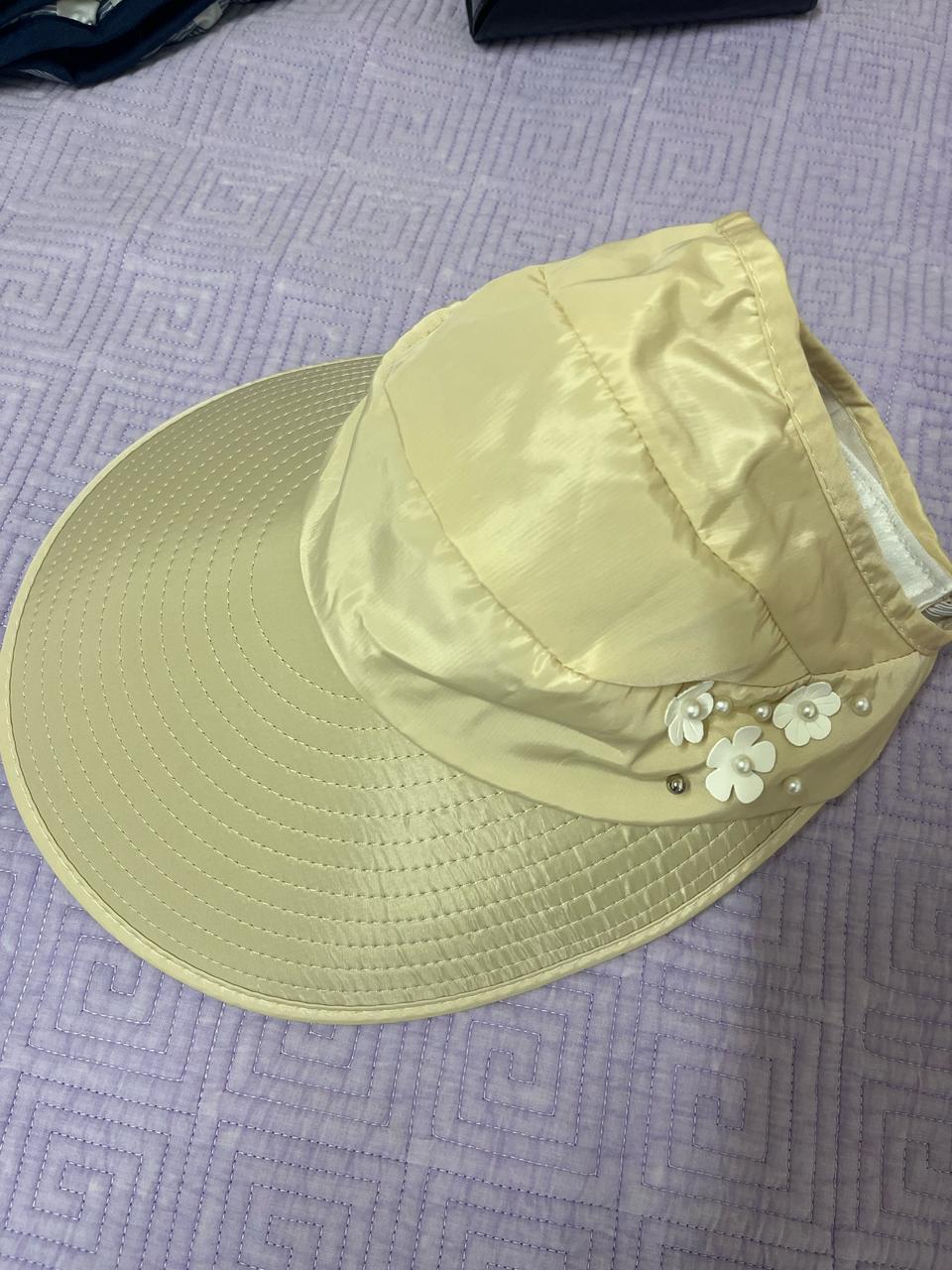 아이보리색 썬캡