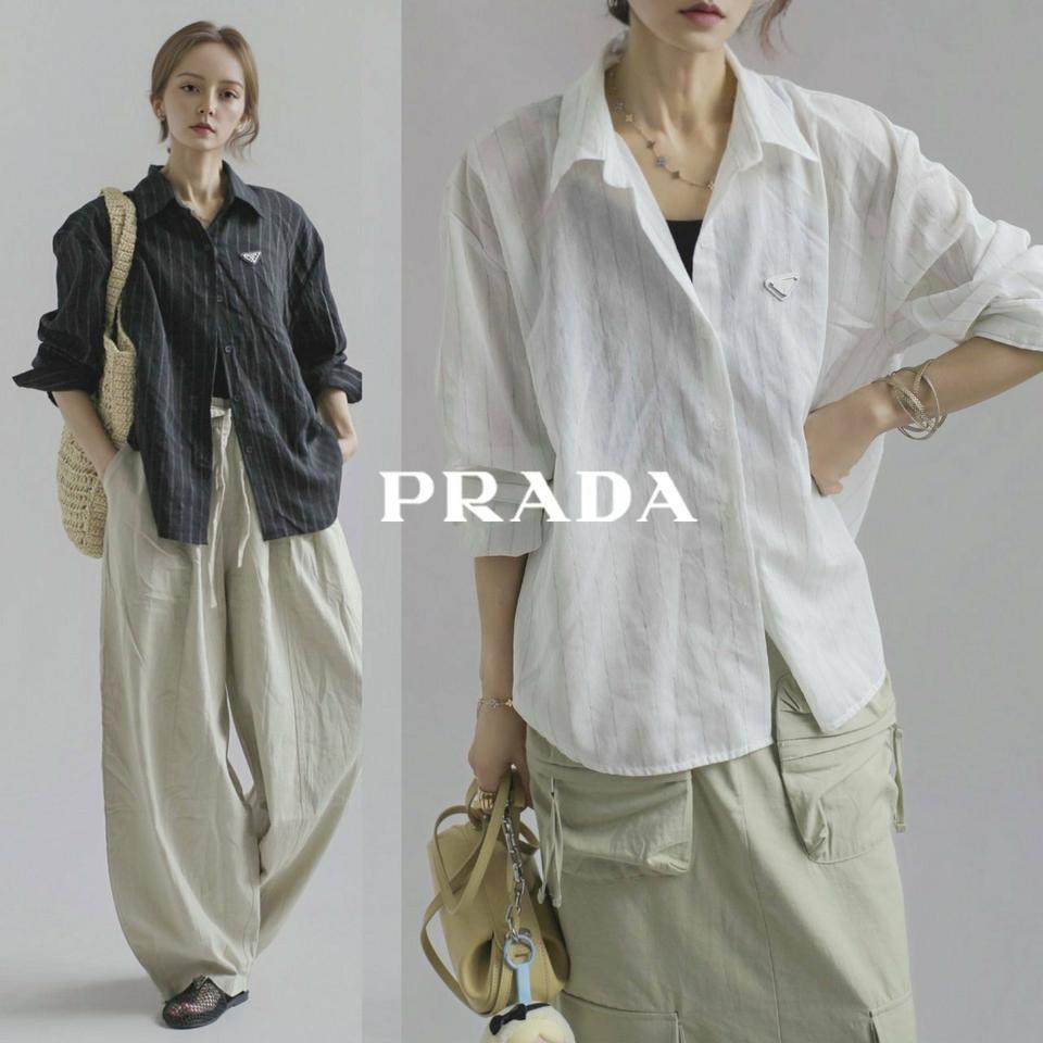 프라다 윈드슬로우 셔츠