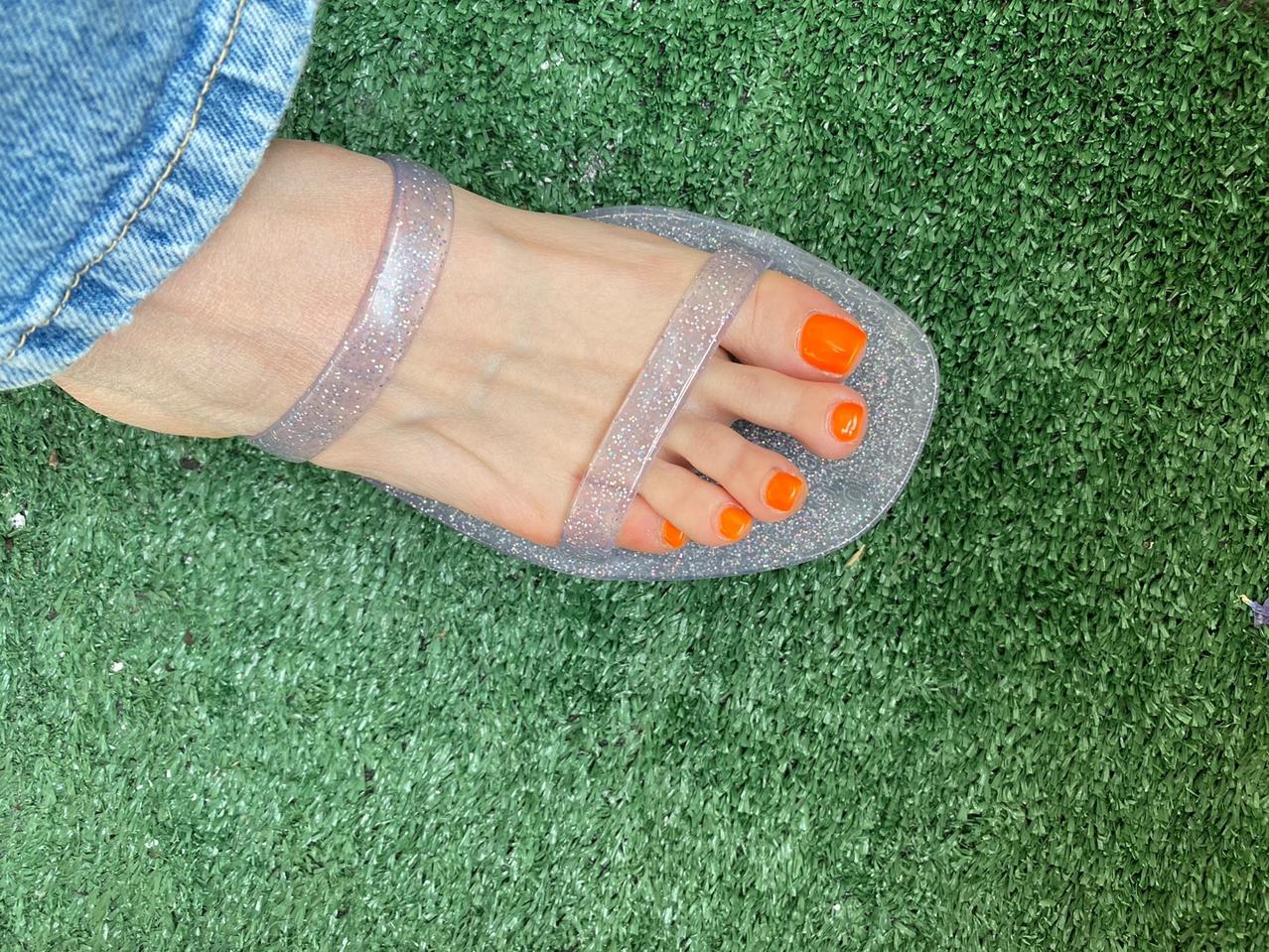 캐나다 올드네이비 젤리 샌들 / 글리터 젤리슈즈 240