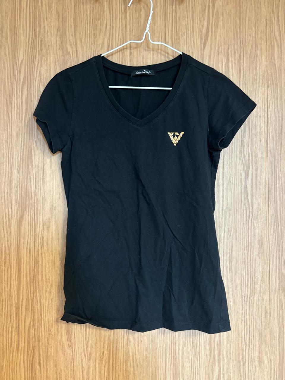 게스 여성 티셔츠 블랙