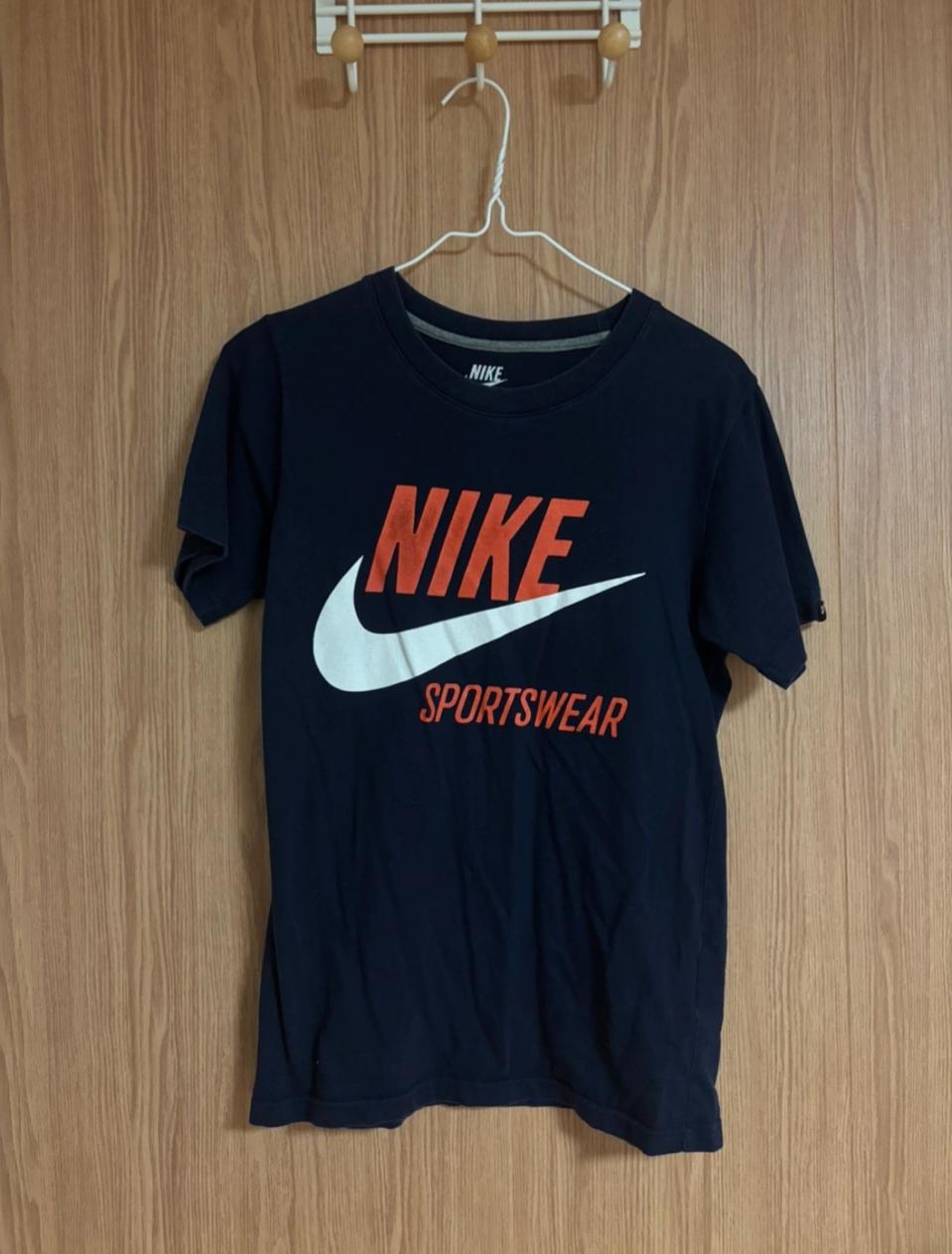 나이키 네이비 여성 티셔츠