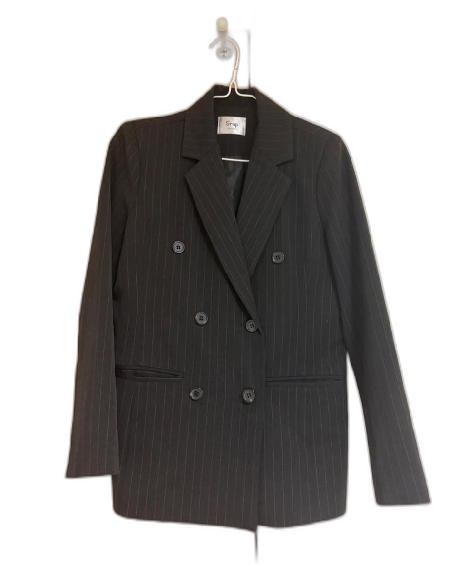 스트라이프 자켓