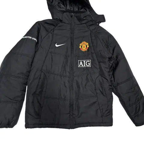 나이키 맨유누빔 바람막이 점퍼 08시즌블랙레드 M 69/52