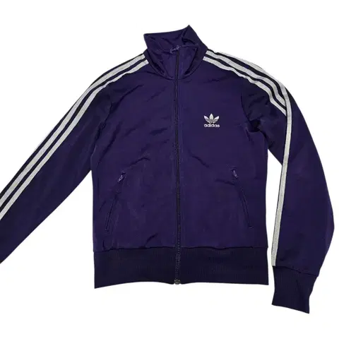 아디다스 여성 파이어버드 퍼플 실버 트랙탑 95