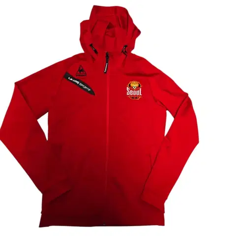 르꼬끄 FC서울 엠블럼 레드 후드 집업 90