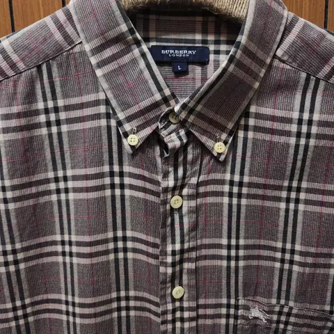 버버리 런던 노바체크 셔츠