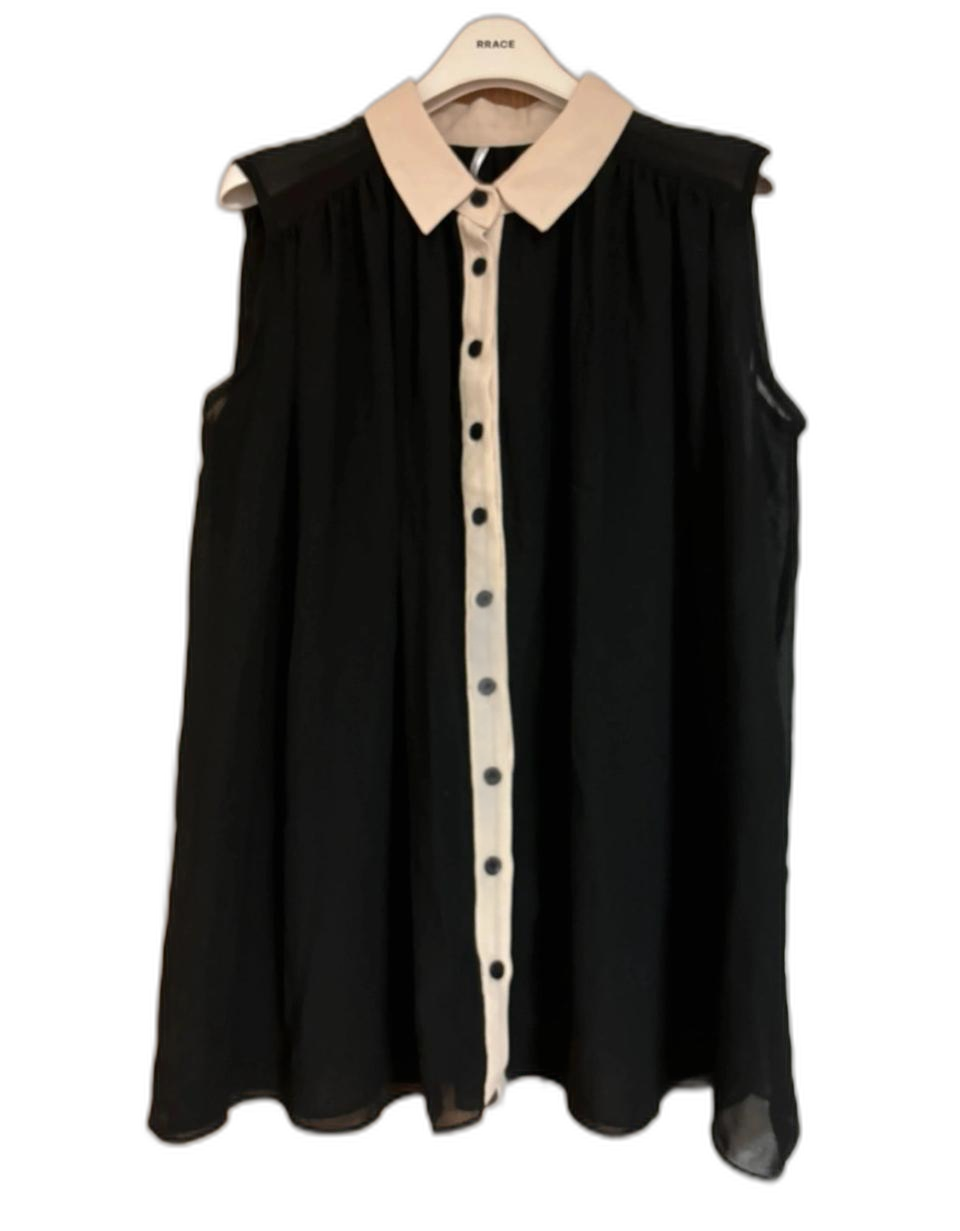 시스루 나시 블라우스