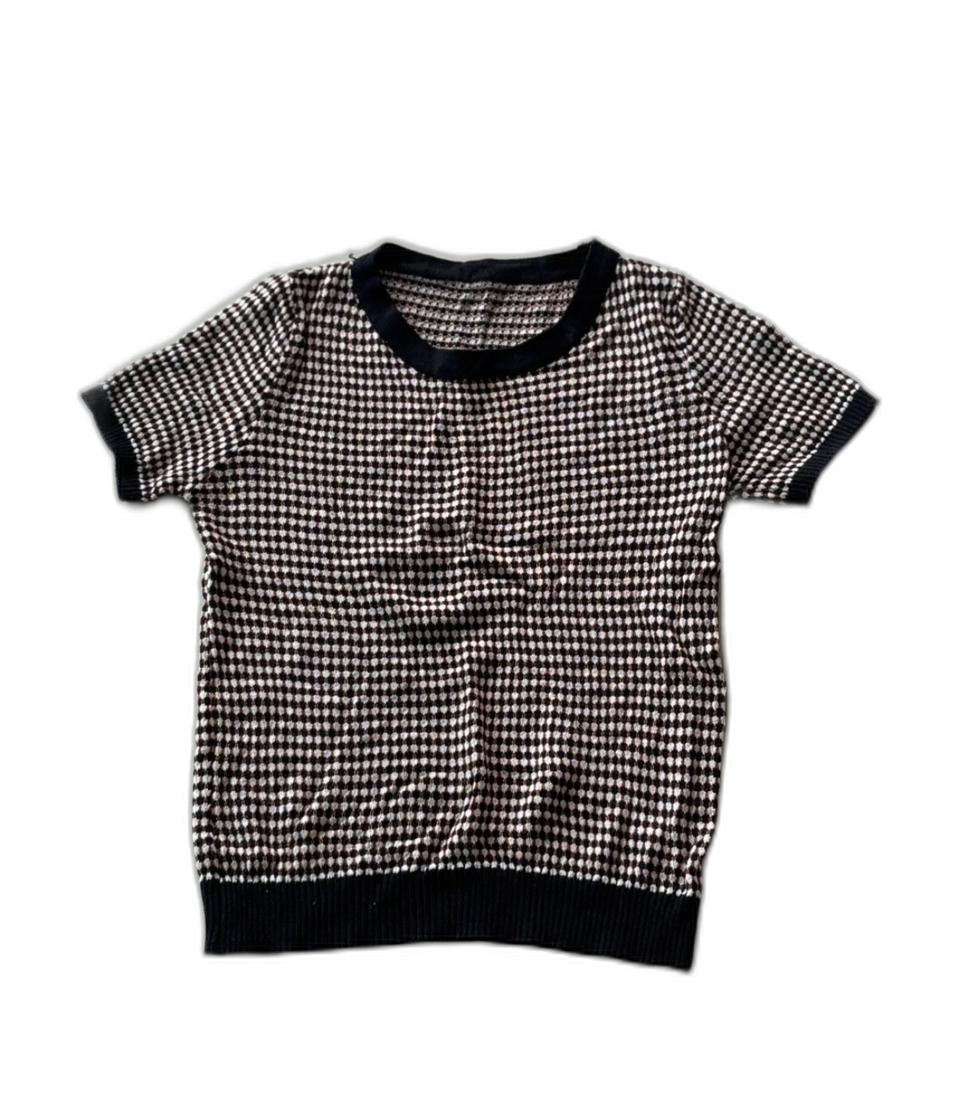 여름 니트 반팔