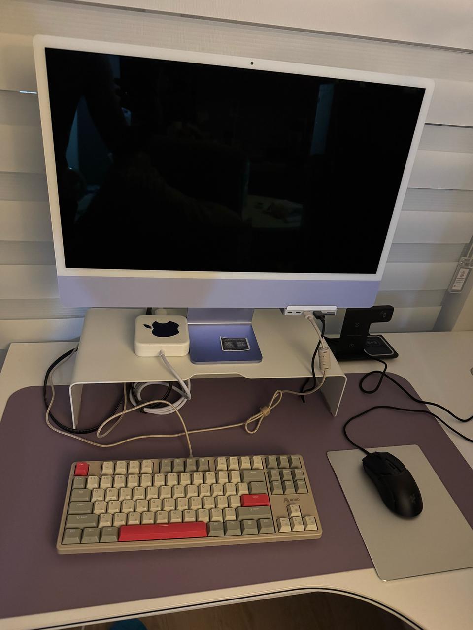 2024퍼플 iMac 아이맥 애플