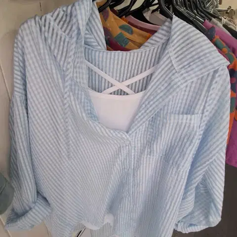 롱 후드남방 큰사이즈옷 빅사이즈 가디건