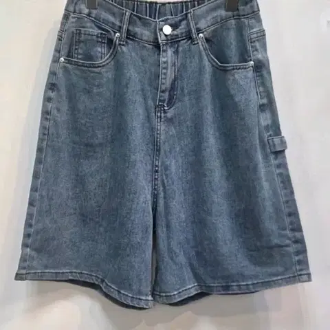 청 버뮤다바지 빅사이즈 바지 청바지