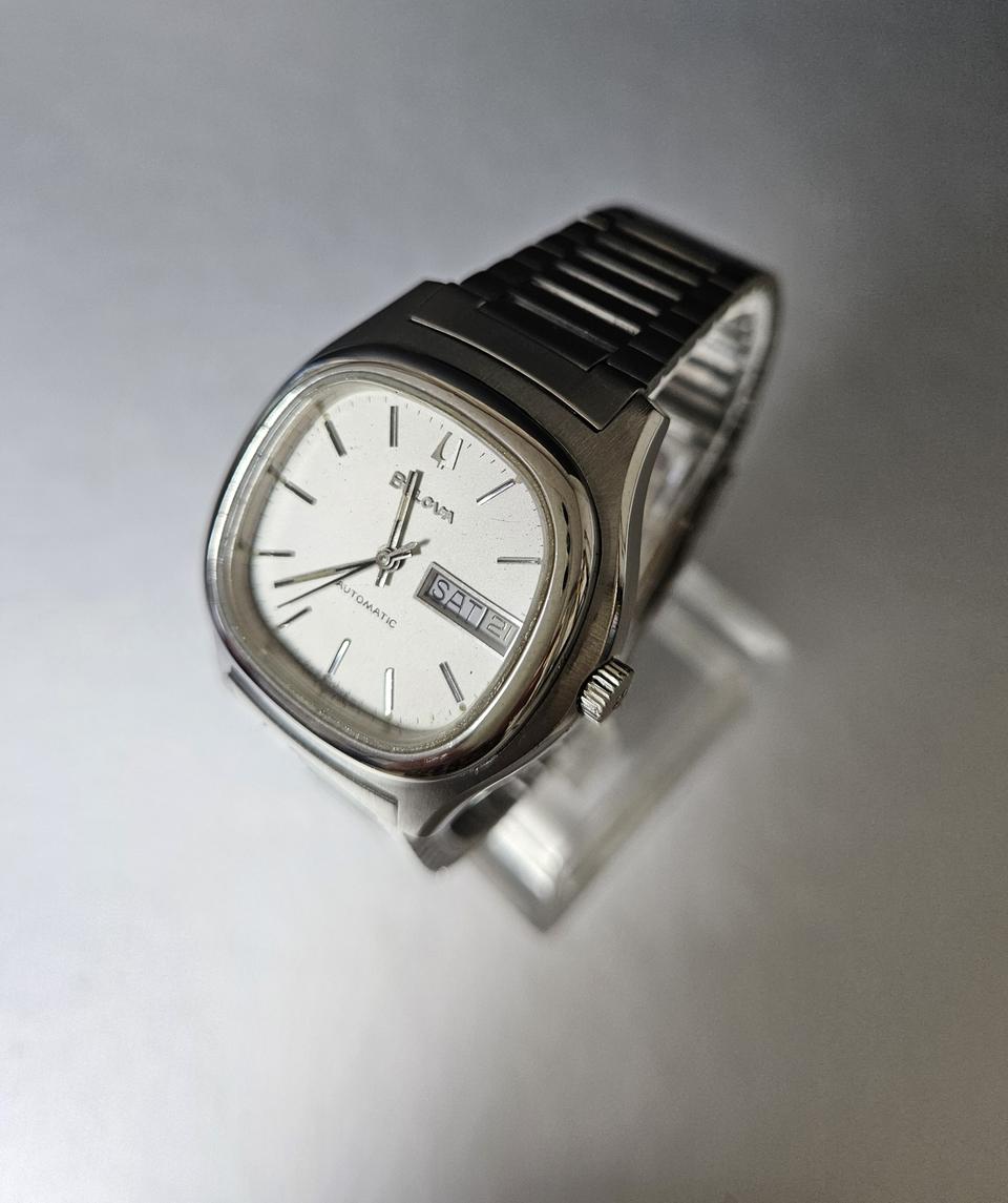 빈티지 부로바 남성 자동메탈 시계/SWISS