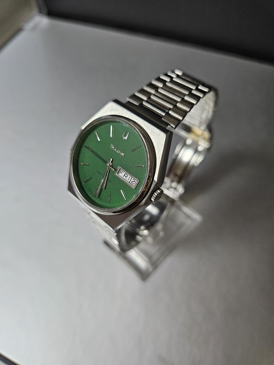 부로바 남성용 자동 메탈 시계/SWISS