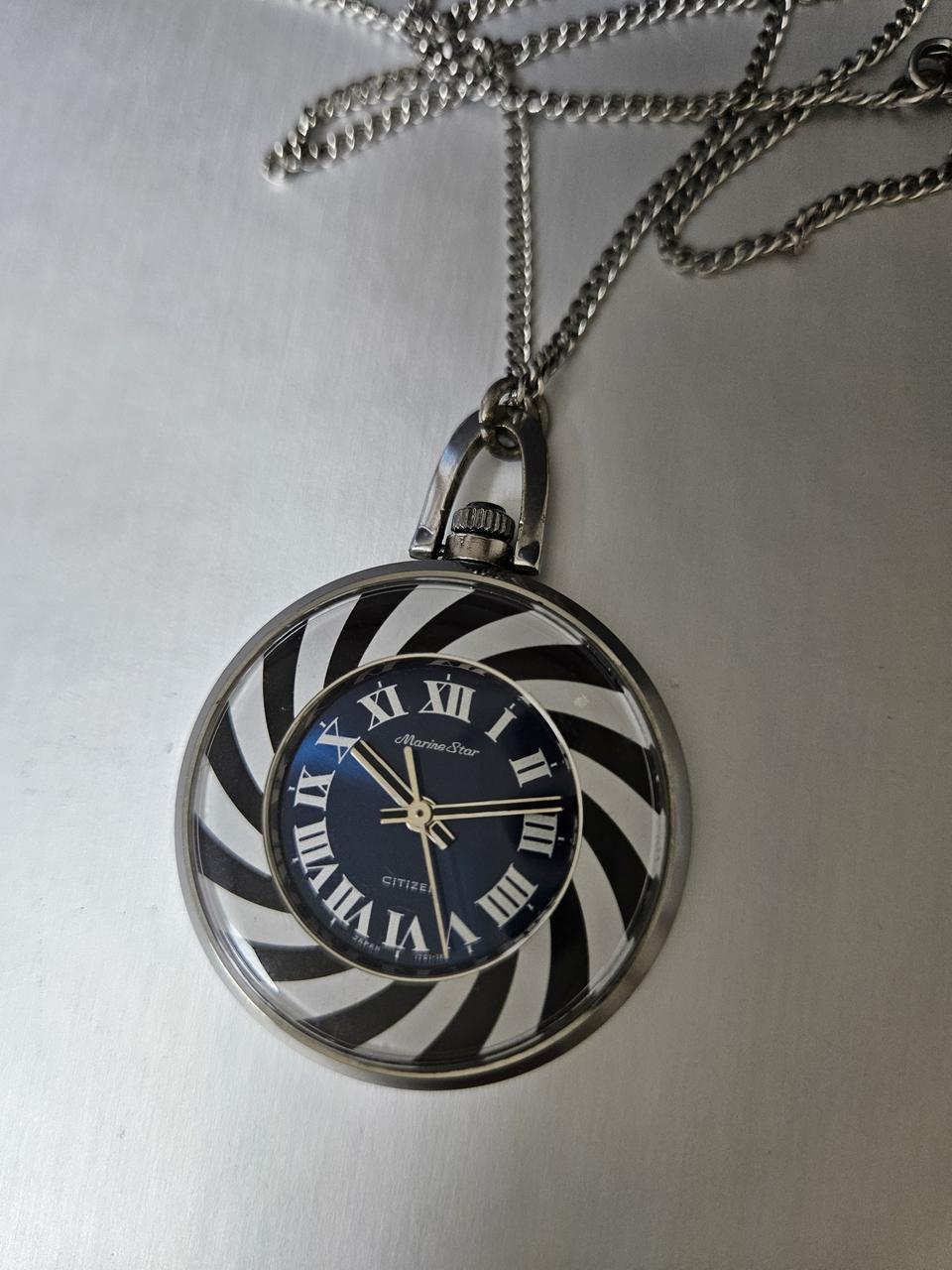 시티즌 마린스타여성 수동 태엽 목걸이 시계/JAPAN