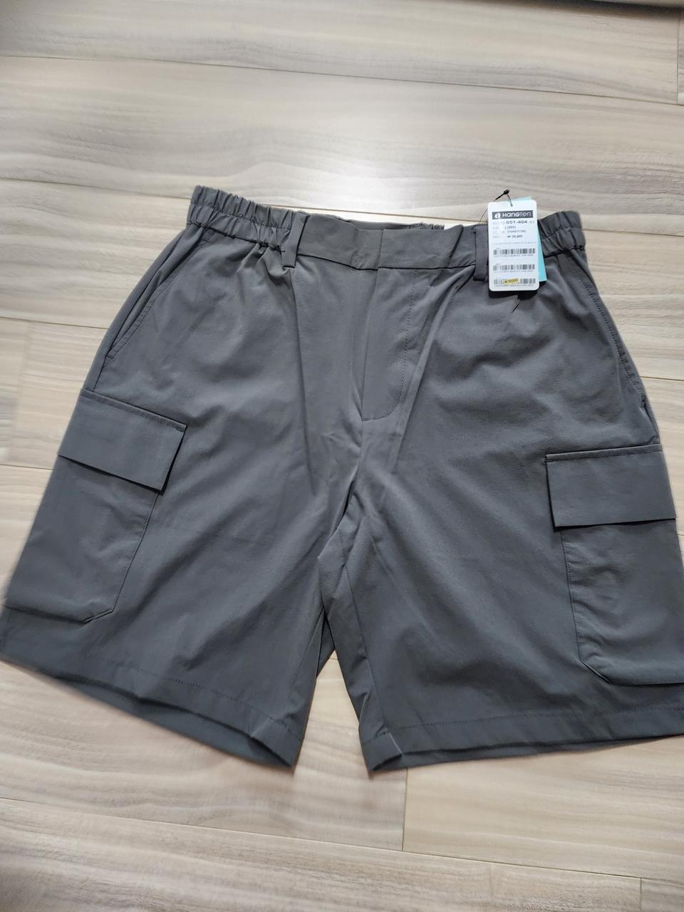 행텐카고팬츠반바지쇼츠다크그레이L사이즈