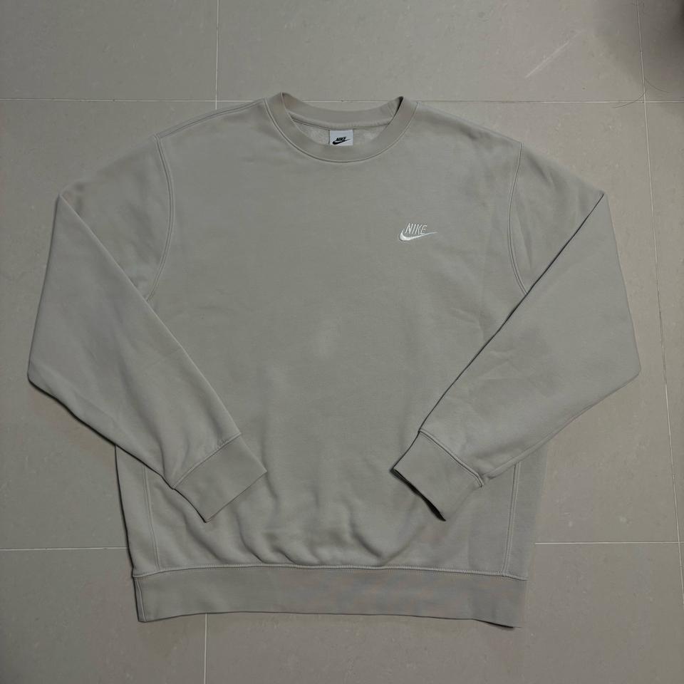 정품 나이키 퓨추라 에크루 기모 맨투맨 스웻셔츠