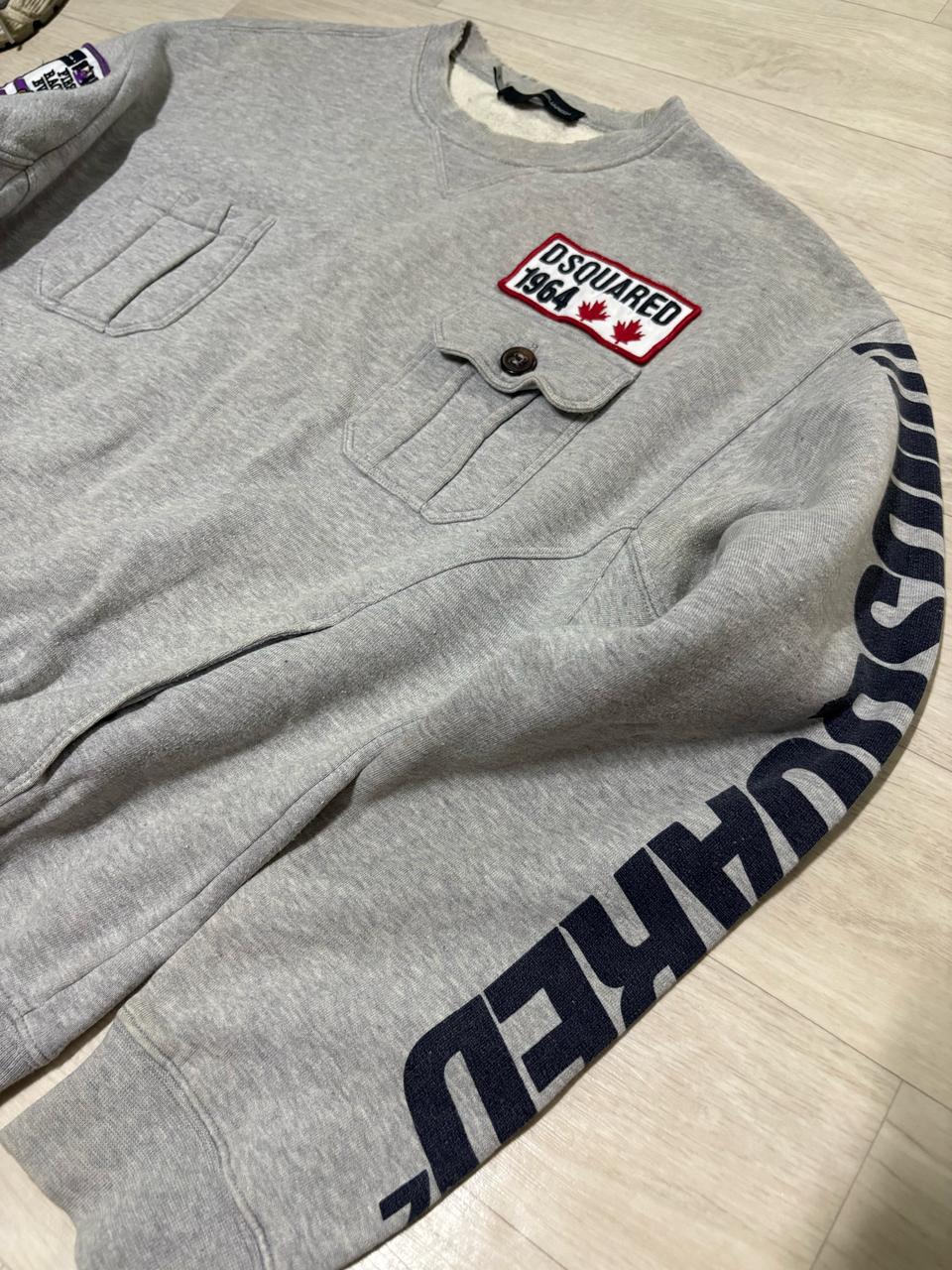 디스퀘어드2 패치 레터링 맨투맨