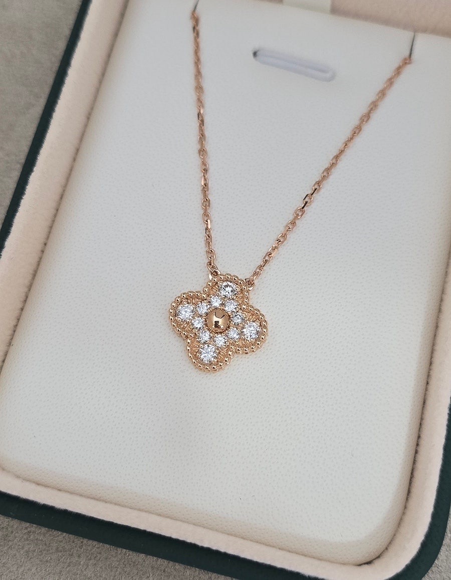 반클리프 빈티지 다이아 목걸이 주문제작