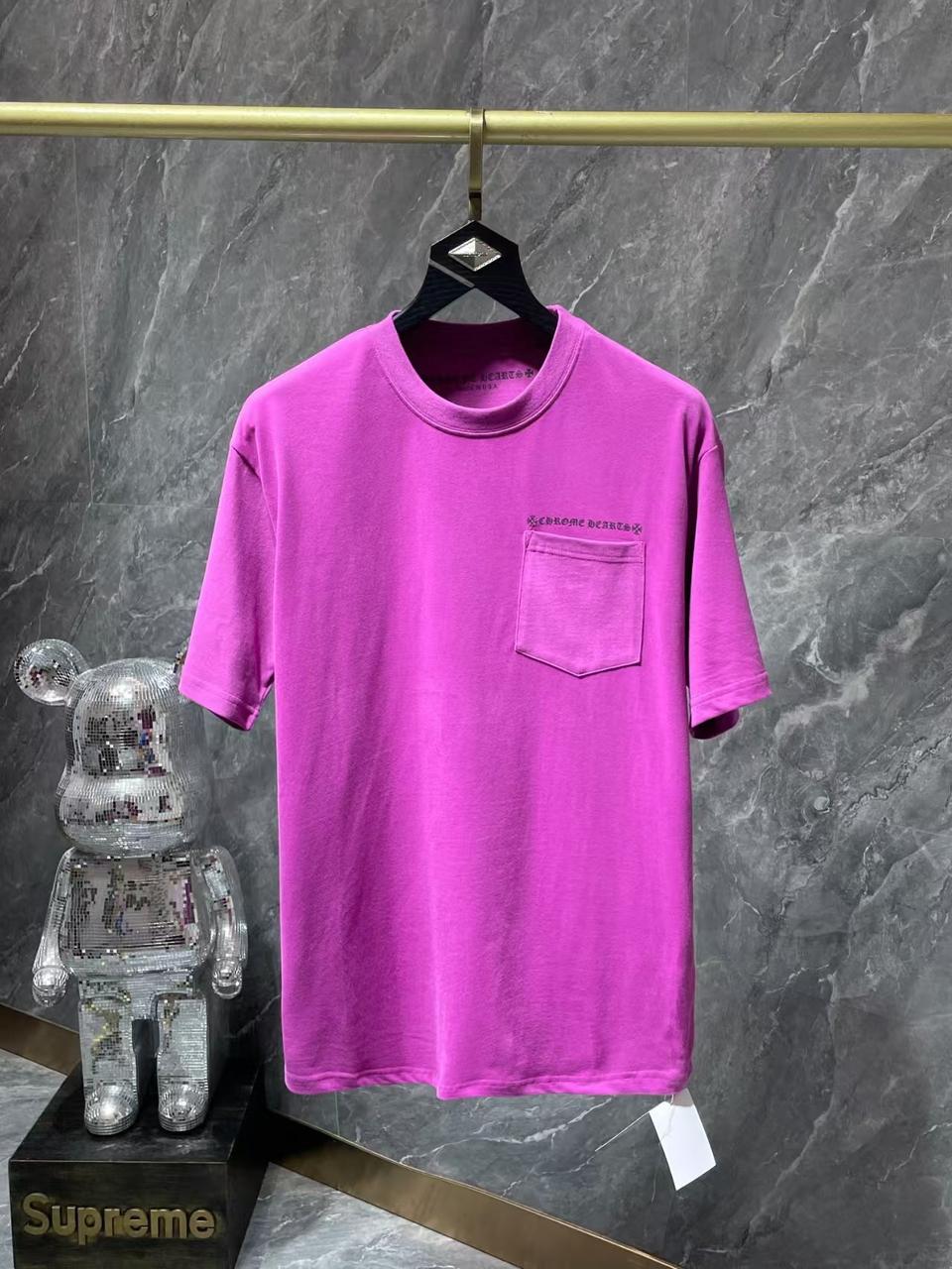 크롬하츠 라운드 티 셔츠