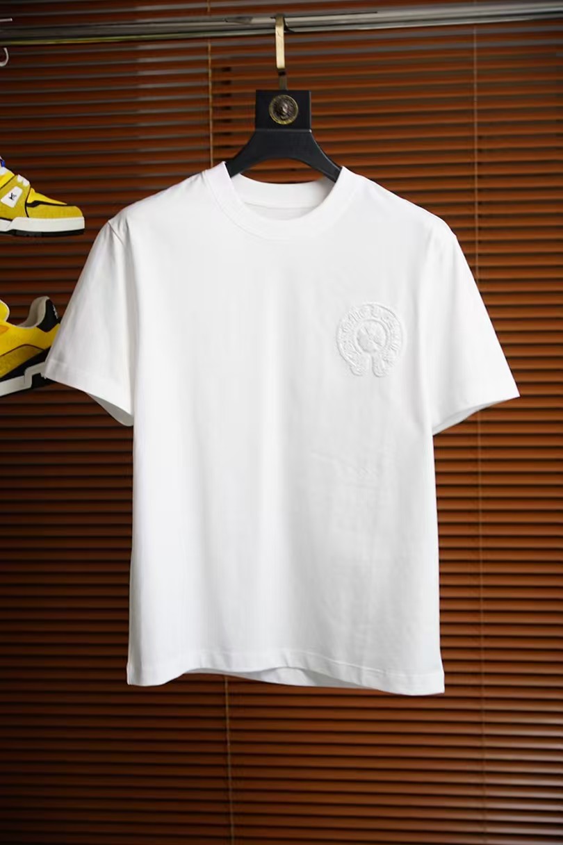 크롬하츠 퓨어 화이트 티셔츠