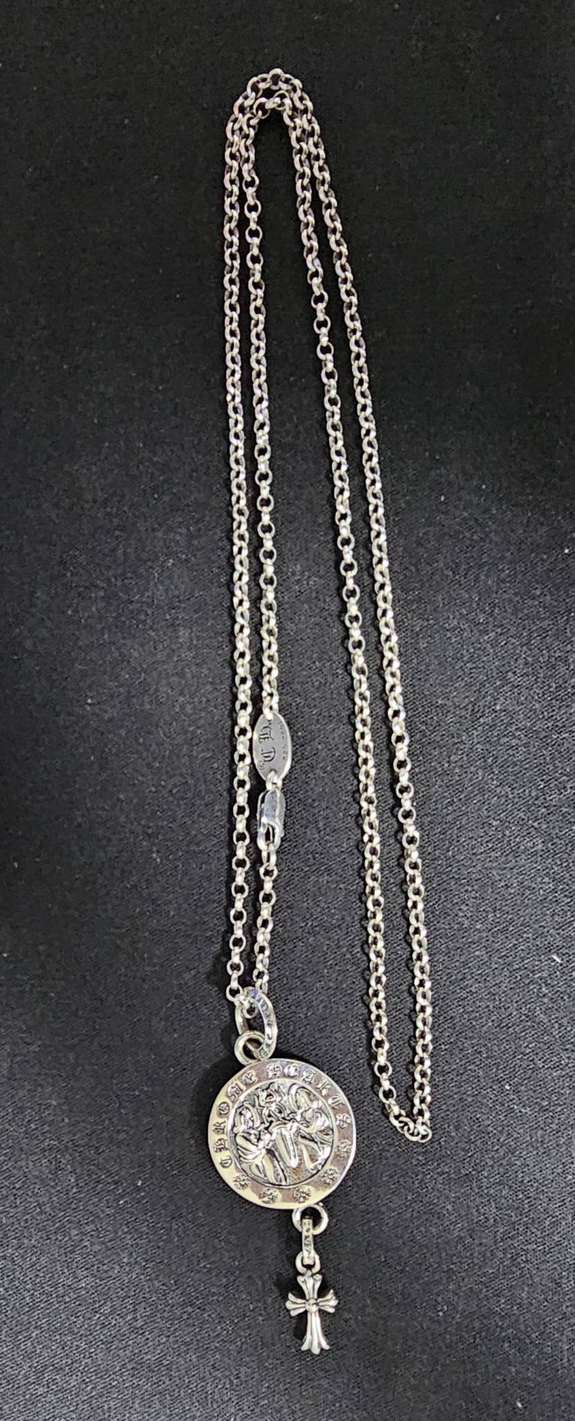 크롬하츠 엔젤 메달 목걸이