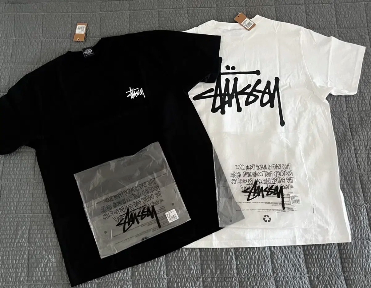 [새상품/정품] 스투시 남여공용 반팔티