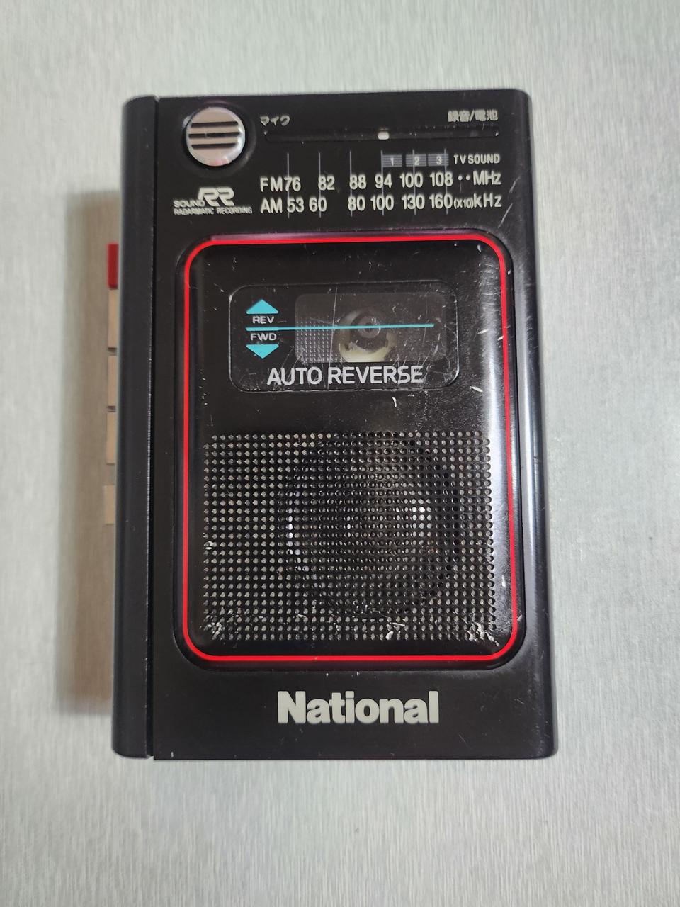 NATIONAL RX-M7 일본 내수품 카세트 플레이어입니다. FM/AM