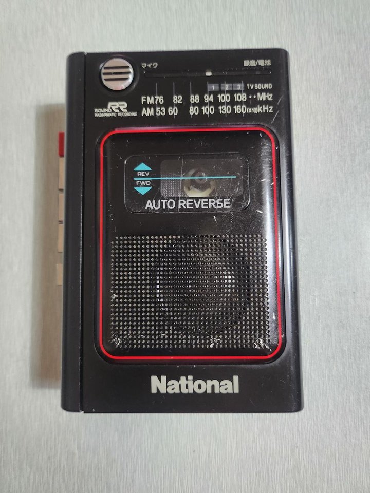 NATIONAL RX-M7 일본 내수품 카세트 플레이어입니다. FM/AM