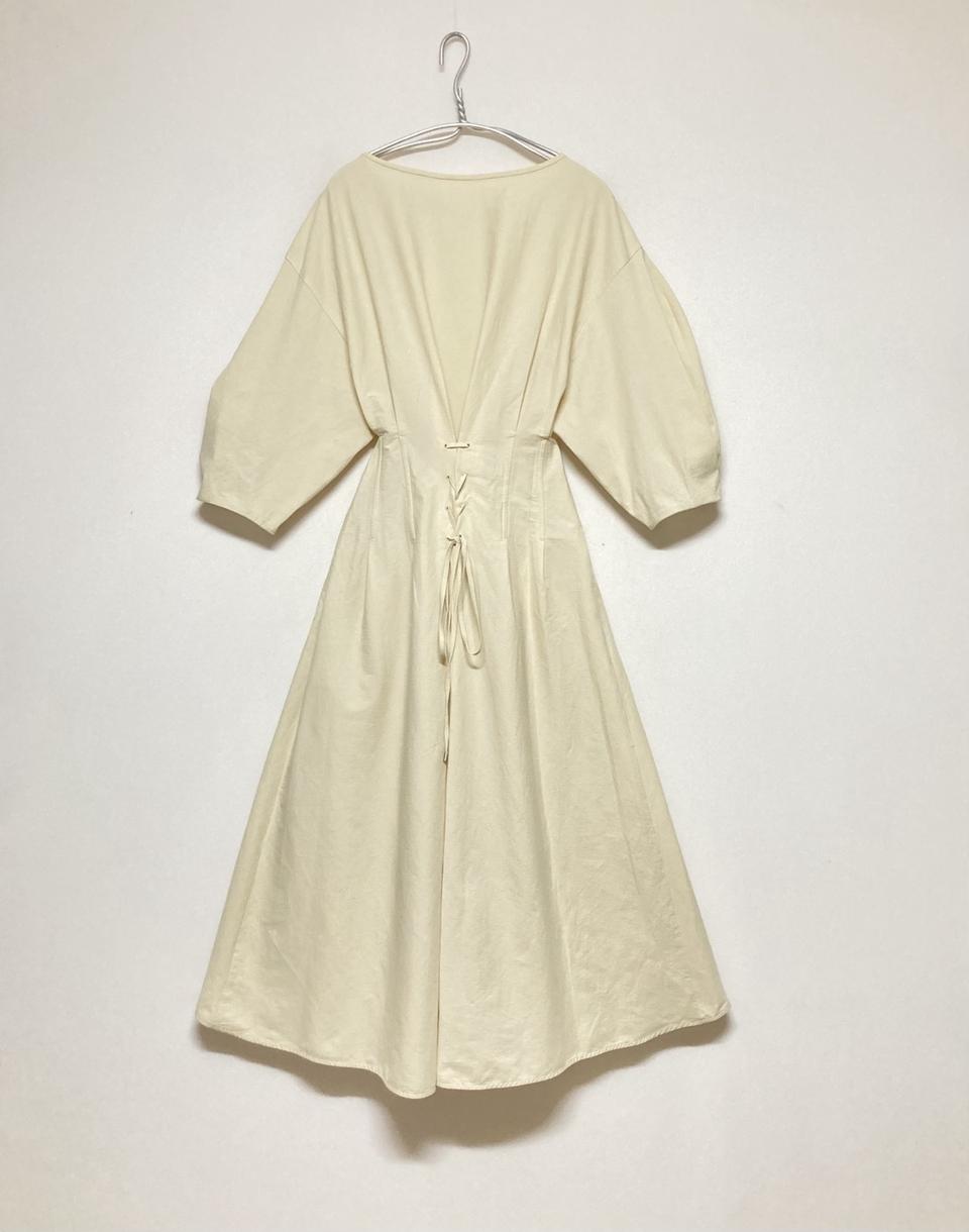 새상품)시스템 SYSTEM 백 스트링 롱 원피스