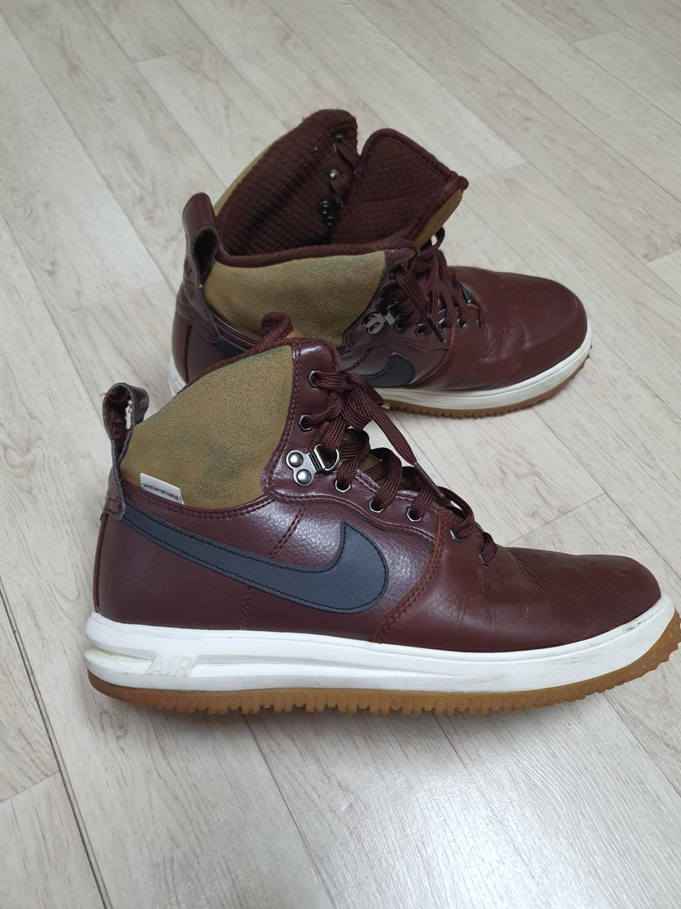 275 나이키 루나포스1 스니커부츠 브라운 운동화 신발 275사이즈 좋아