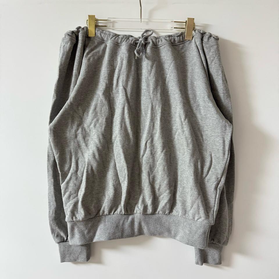 새상품 여자 오프숄더 셔링 맨투맨