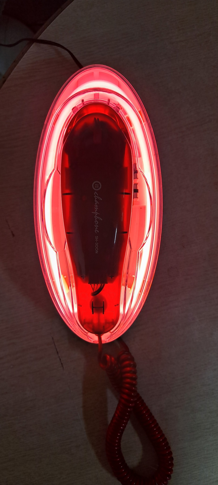 네온전화기  인테리어