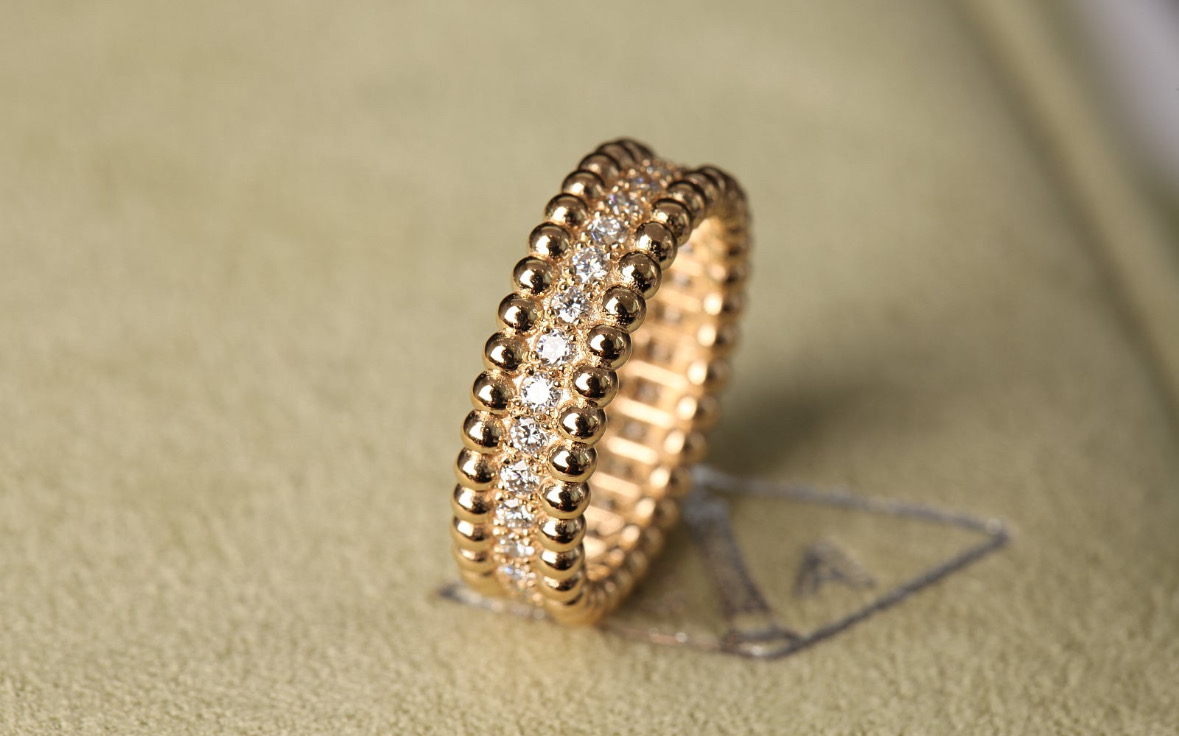 반클리프 빼를리 풀파베 반지 주문제작