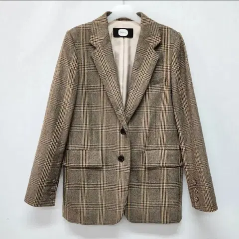 DEWL 듀엘 체크 모직자켓 55사이즈