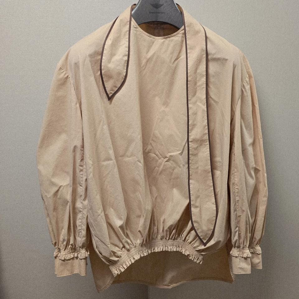 여성 블라우스 프리사이즈 스카프 탈부착 가능