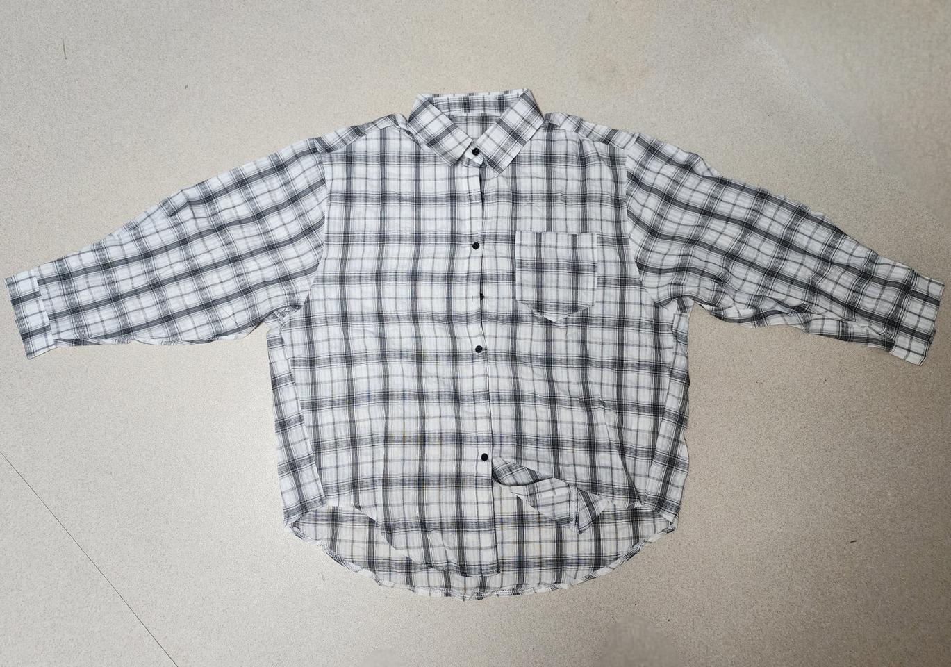 체크 시어서커 셔츠 88