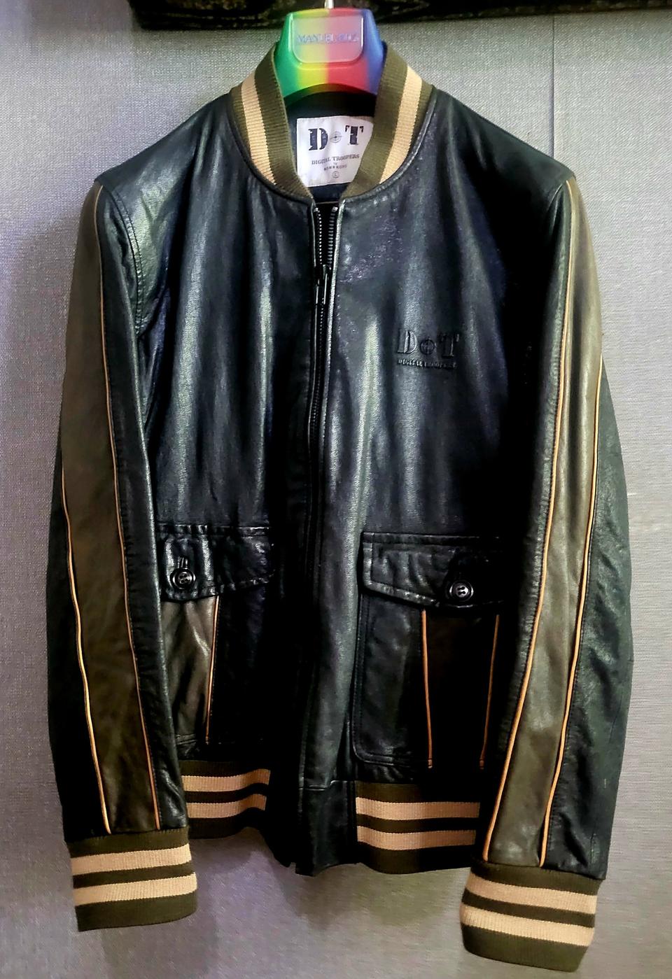 [미착용  새상품] 옴부르노  양가죽 봄버자켓